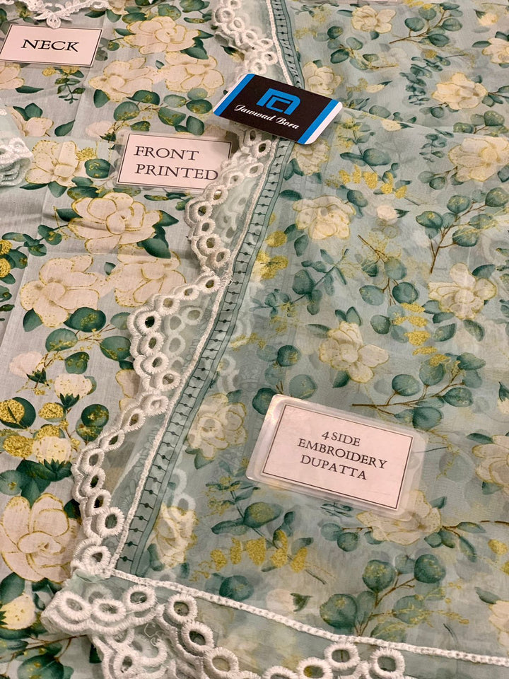 Mohagni Lawn Suit-Aarasta