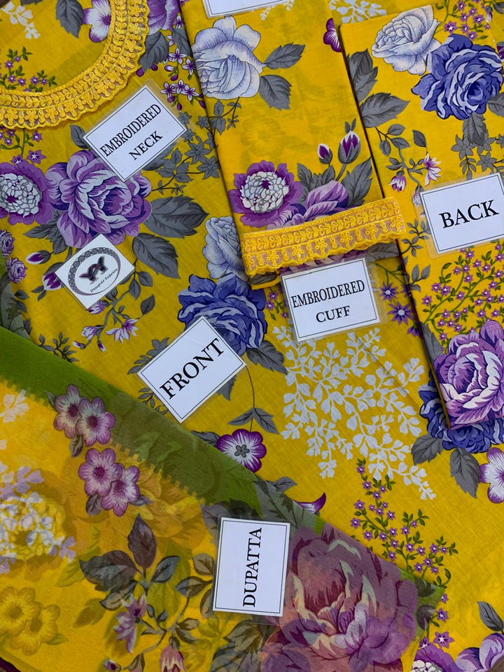 Baroque Lawn Suit-Aarasta