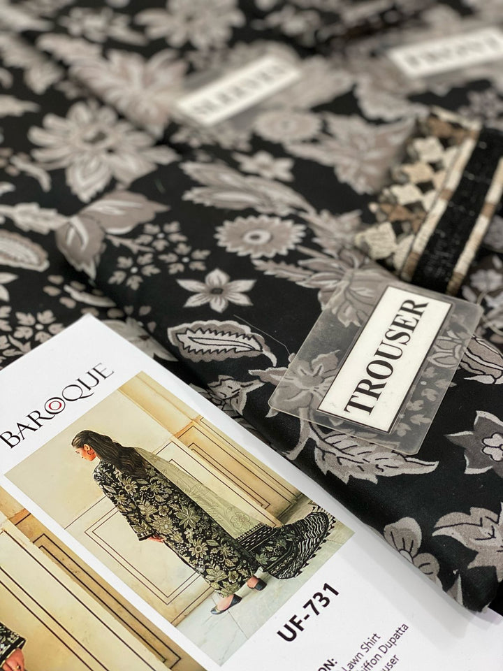 Baroque Lawn Suit-Aarasta