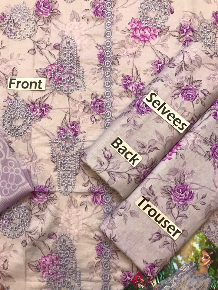 Baroque Lawn Suit-Aarasta