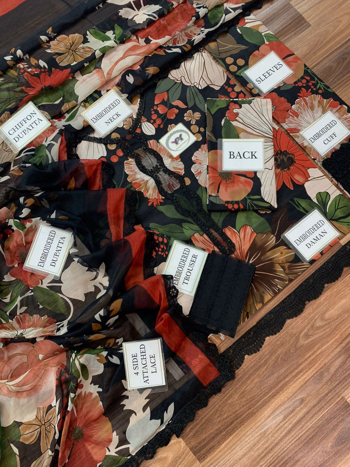 Baroque Lawn Suit-Aarasta