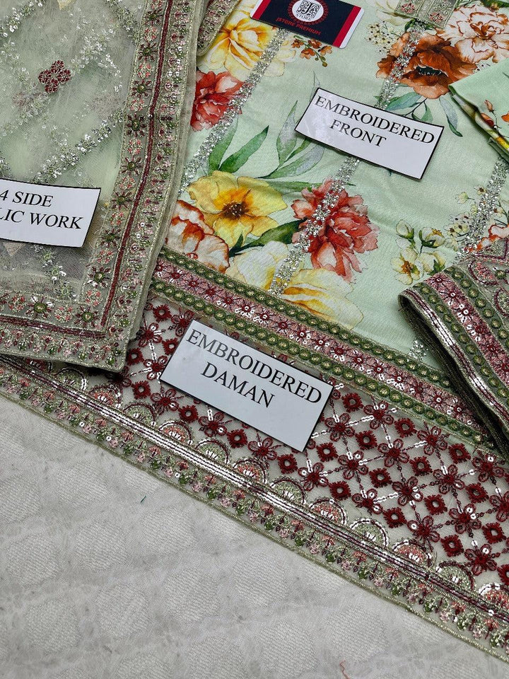 Jazmin Lawn Suit-Aarasta