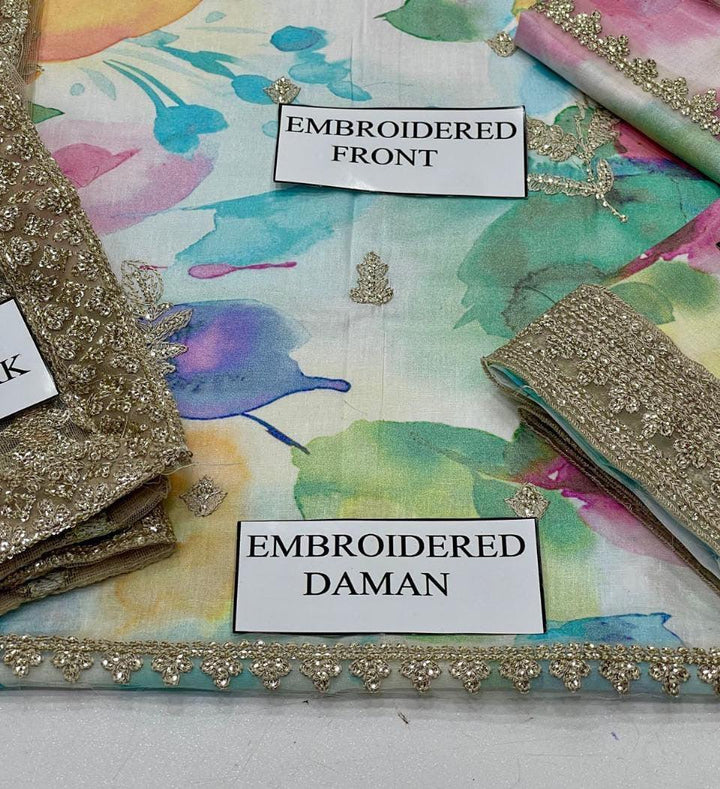 Jazmin Lawn Suit-Aarasta