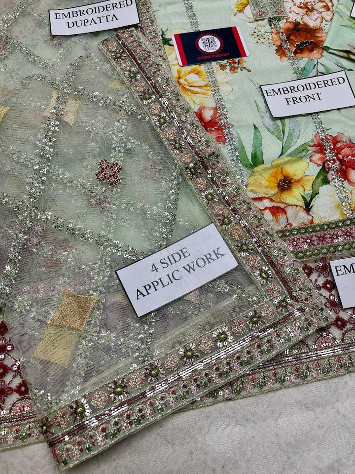 Jazmin Lawn Suit-Aarasta