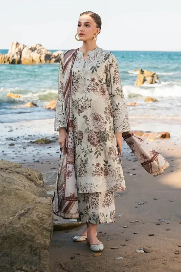 Baroque Lawn Suit-Lawn-Skin-Chiffon-Aarasta