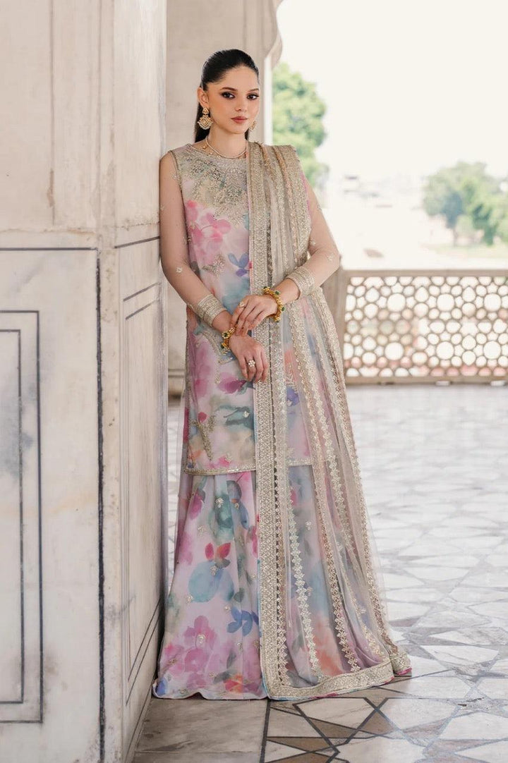 Jazmin Lawn Suit-Multi-Lawn-Net-Aarasta