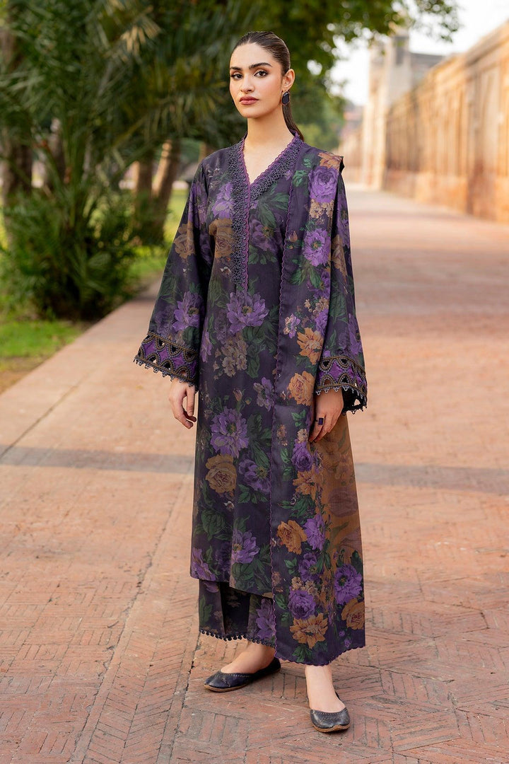 Baroque Lawn Suit-Purple-Lawn-Chiffon-Aarasta