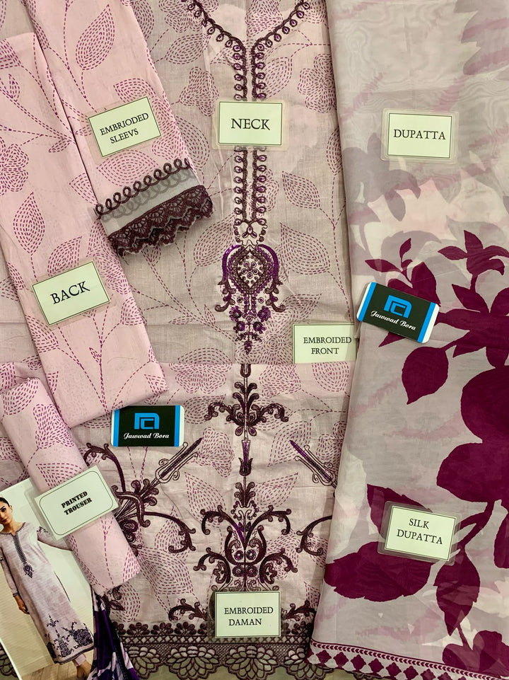 Bin Ilyas Lawn Suit-Aarasta