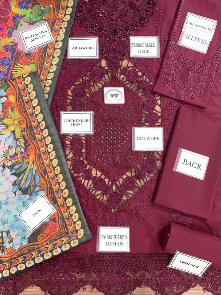 Bin Ilyas Lawn Suit-Aarasta