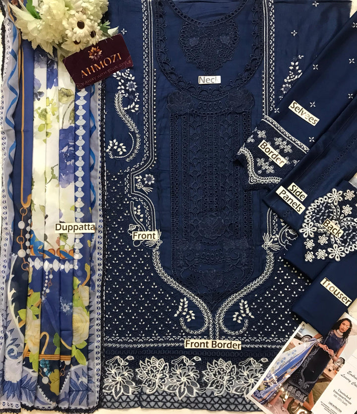 Bin Ilyas Lawn Suit-Aarasta