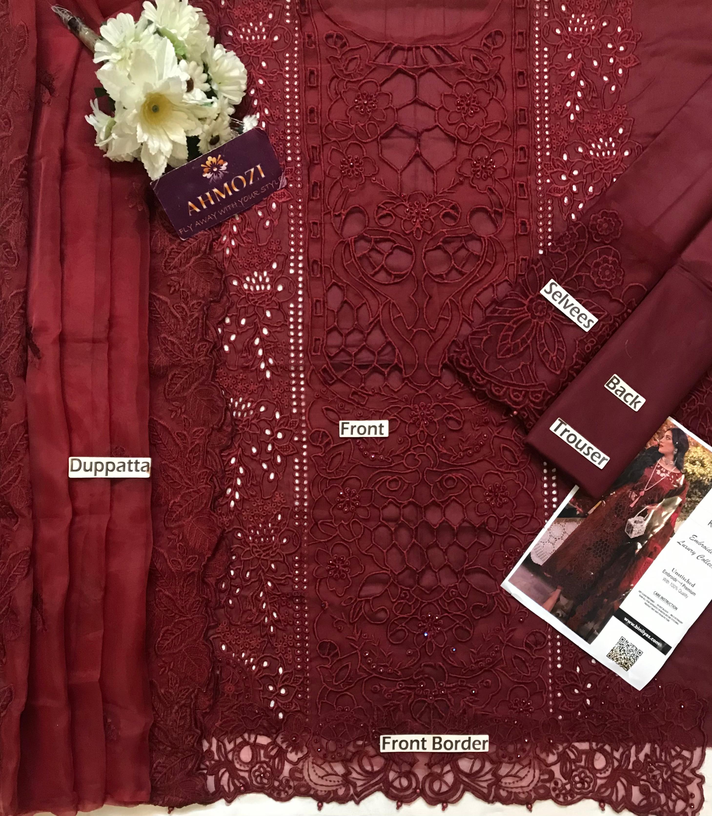 Bin Ilyas Lawn Suit-Aarasta