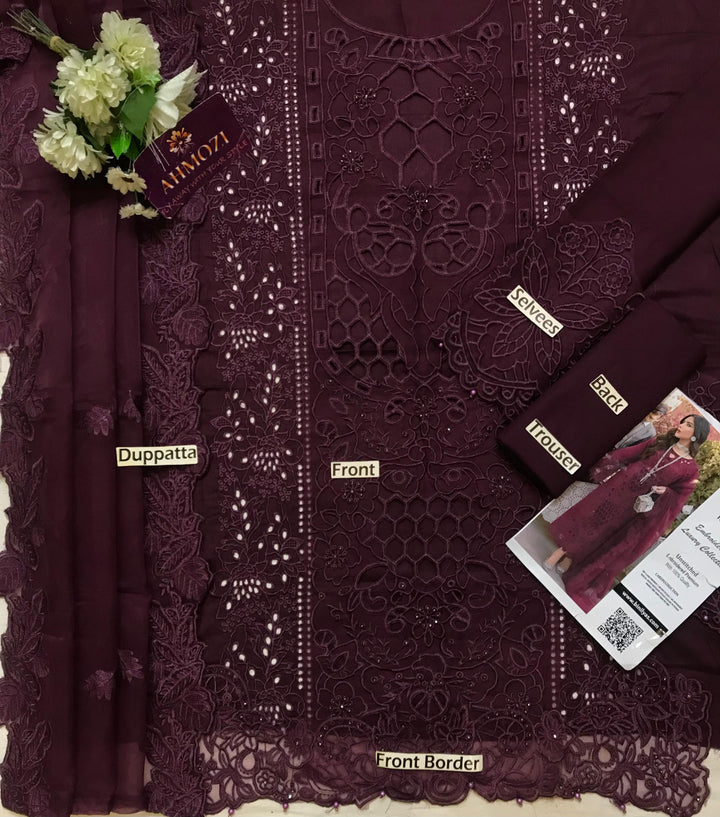 Bin Ilyas Lawn Suit-Aarasta