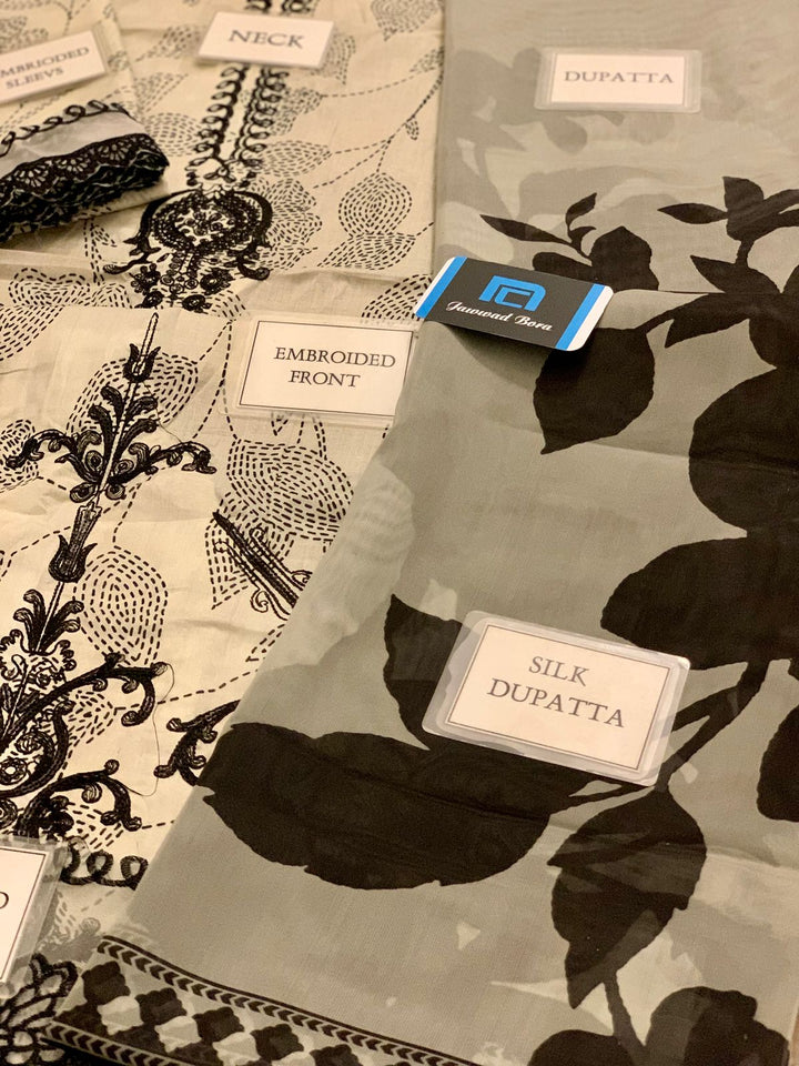 Bin Ilyas Lawn Suit-Aarasta