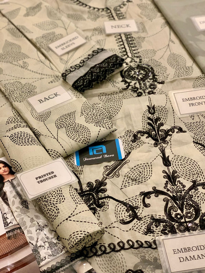 Bin Ilyas Lawn Suit-Aarasta