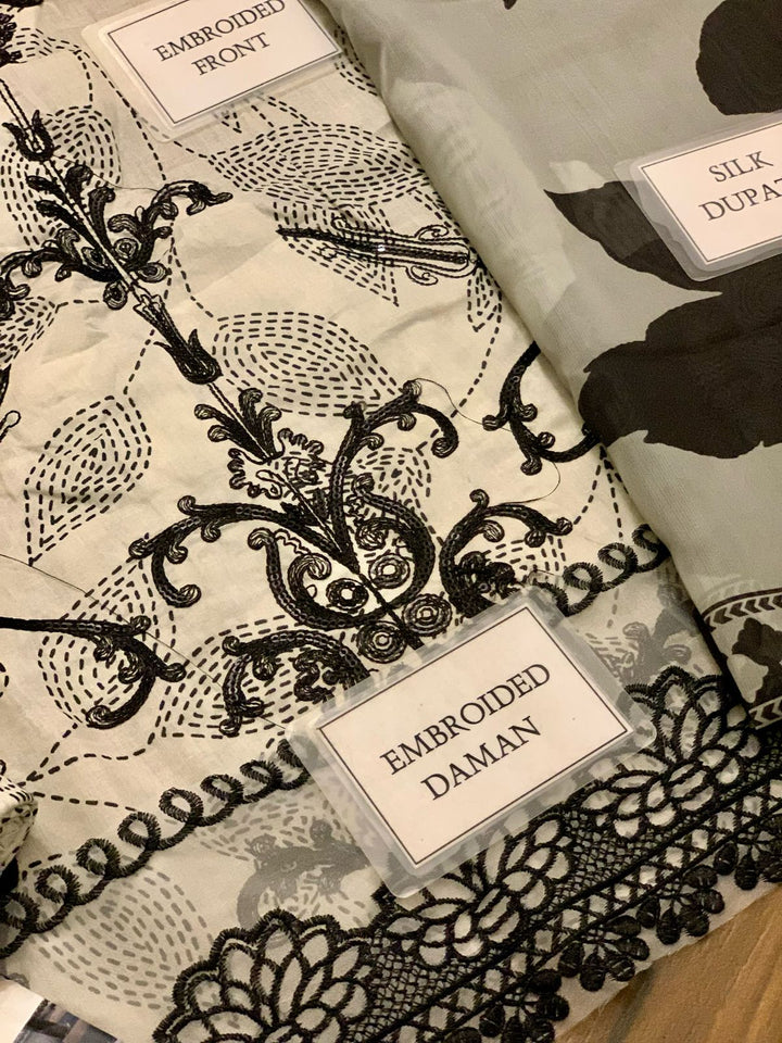 Bin Ilyas Lawn Suit-Aarasta