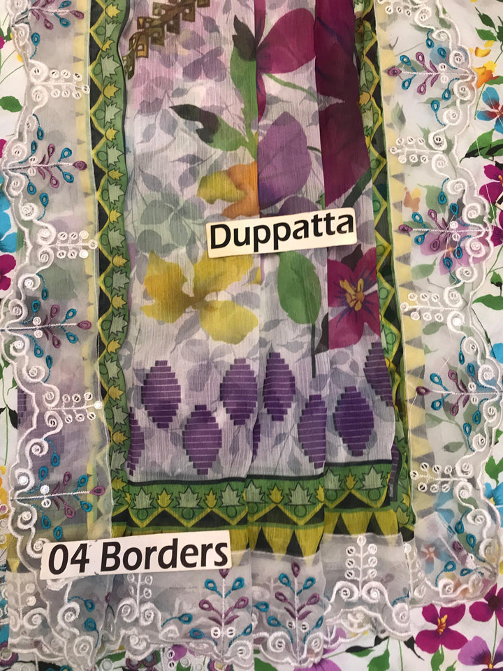 Gull Jee Lawn Suit-Aarasta