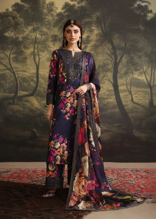 Charizma Lawn Suit-Lawn-Purple-Silk-Aarasta