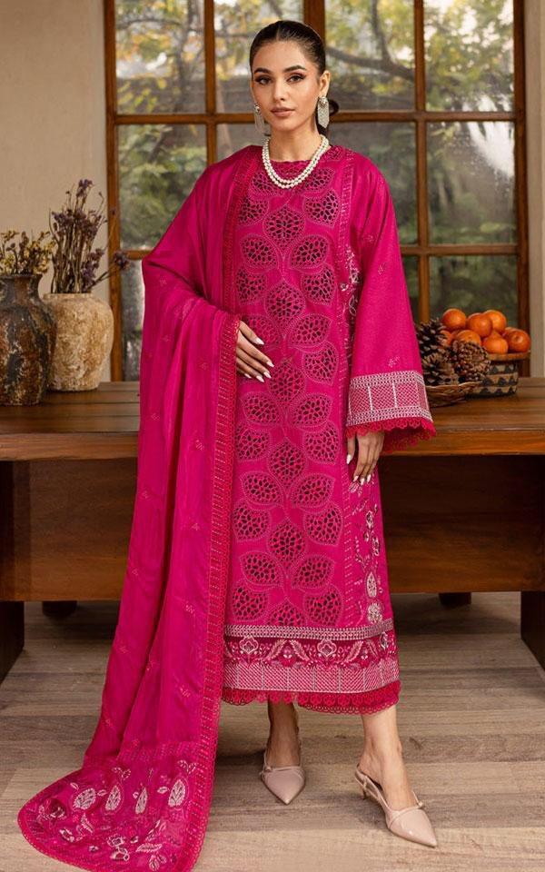 Marjjan Lawn Suit-Red-Lawn-Chiffon-Aarasta