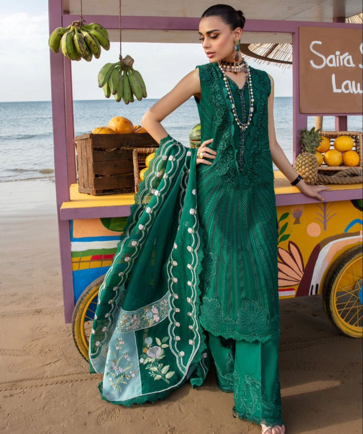 Crimson Lawn Suit-Aarasta