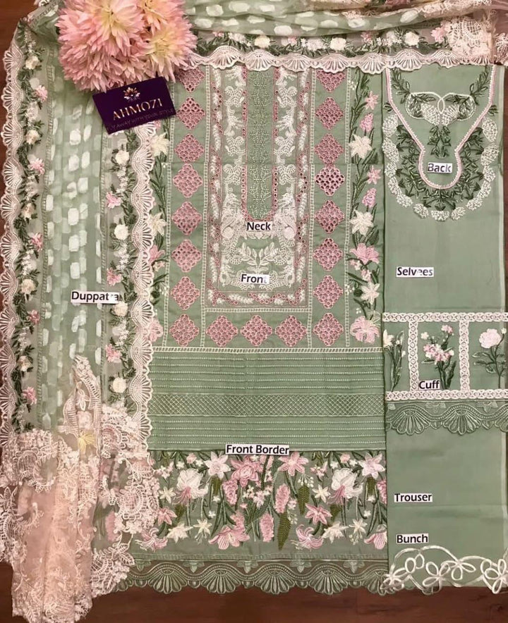 Crimson Lawn Suit-Aarasta