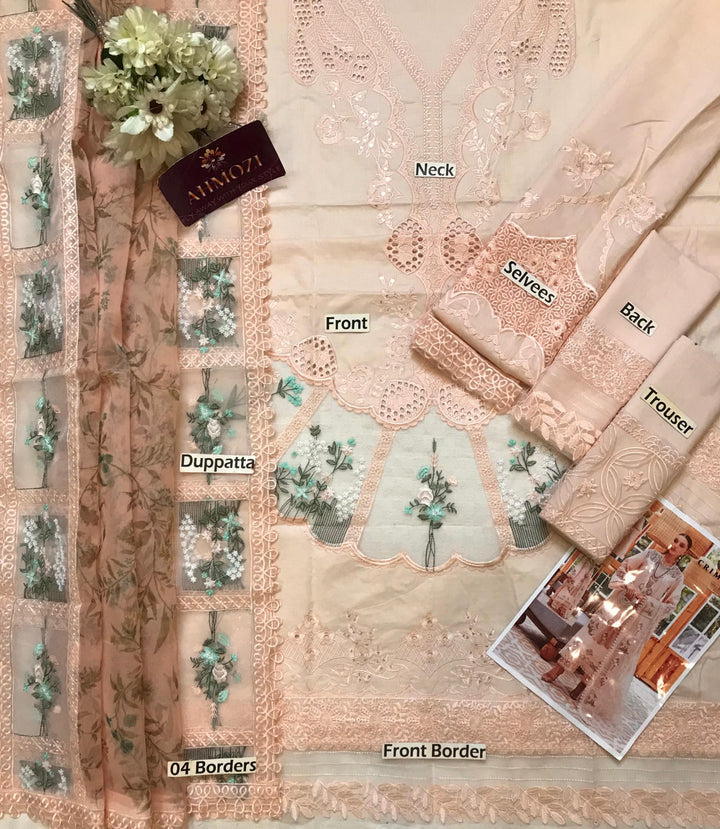 Crimson Lawn Suit-Aarasta