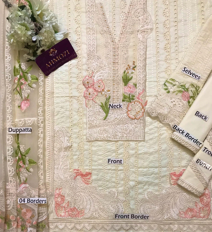 Crimson Lawn Suit-Aarasta