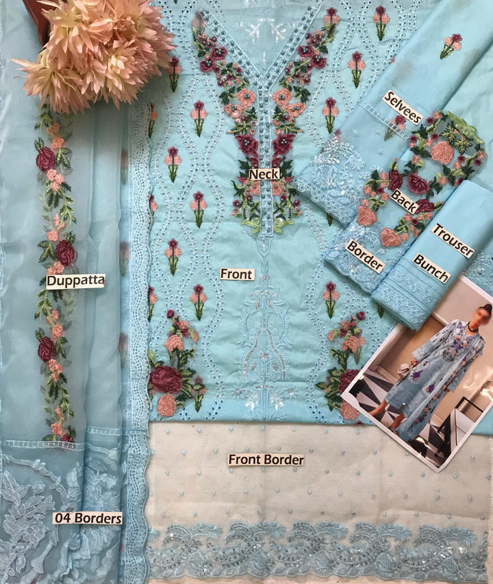 Crimson Lawn Suit-Aarasta