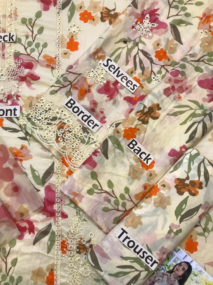 Crimson Lawn Suit-Aarasta