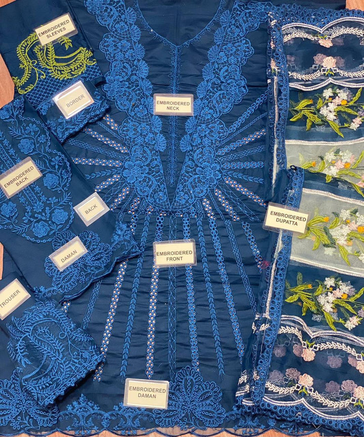 Crimson Lawn Suit-Aarasta