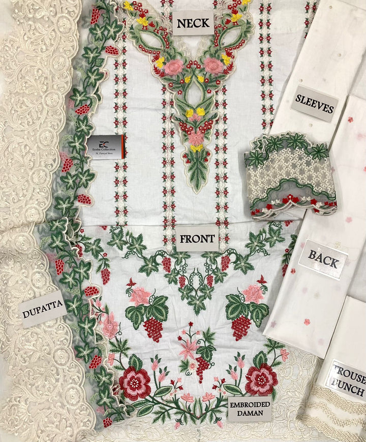 Crimson Lawn Suit-Aarasta