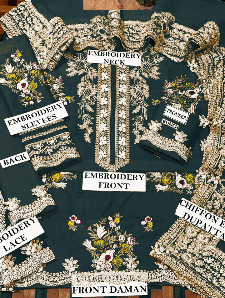 Crimson Lawn Suit-Aarasta