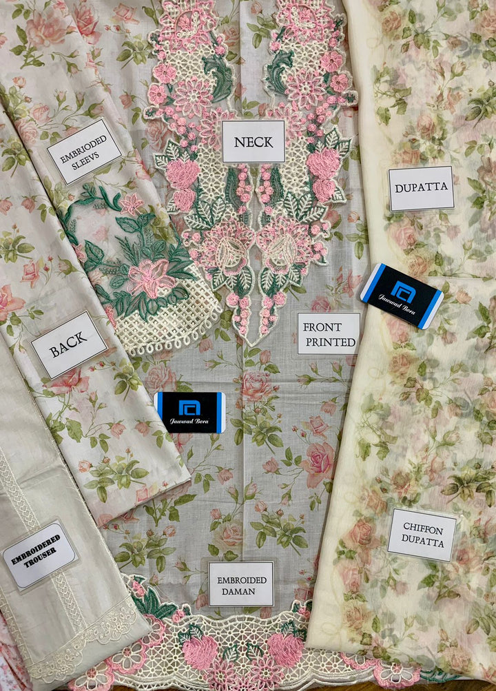 Crimson Lawn Suit-Aarasta