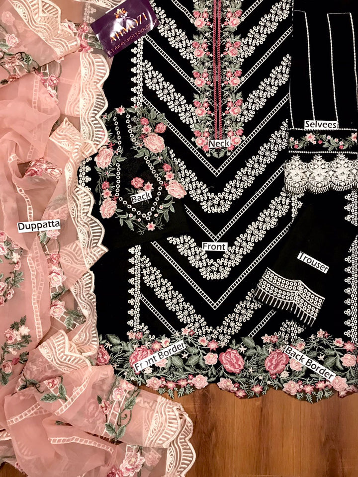 Crimson Lawn Suit-Aarasta