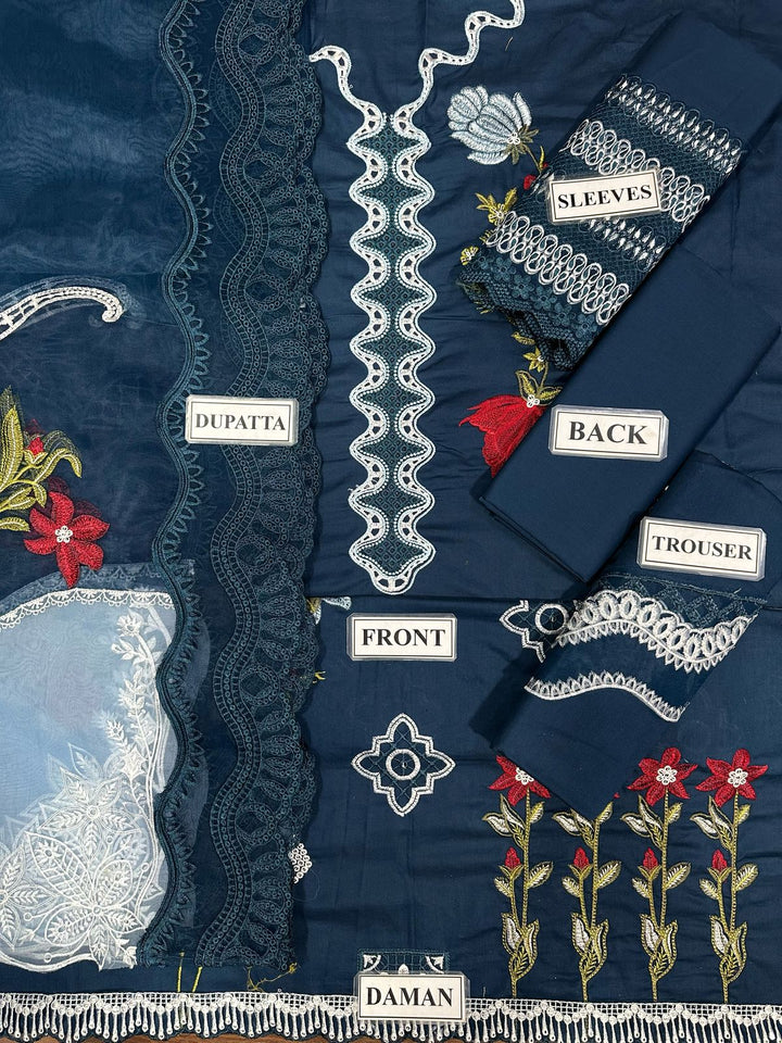 Crimson Lawn Suit-Aarasta