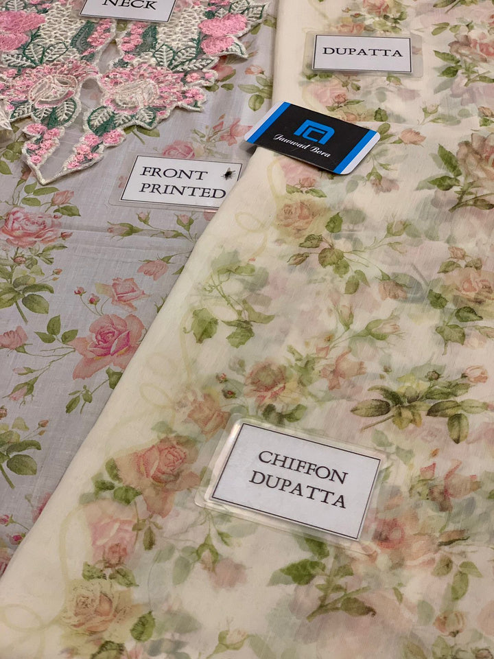 Crimson Lawn Suit-Aarasta