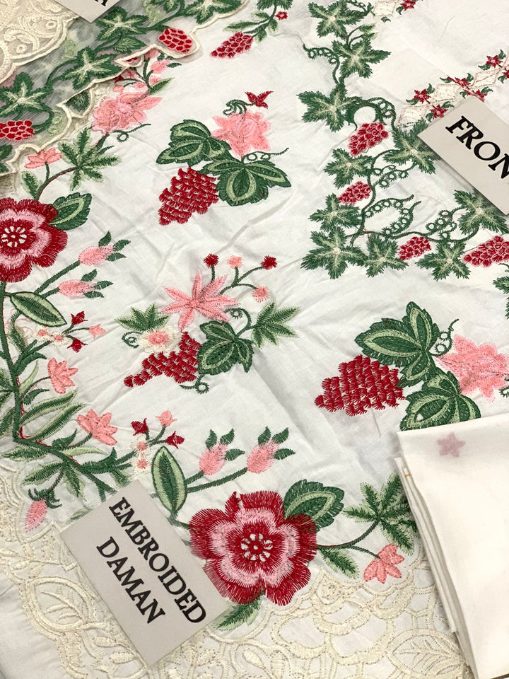 Crimson Lawn Suit-Aarasta