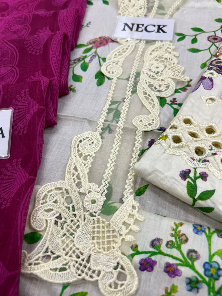 Crimson Lawn Suit-Aarasta