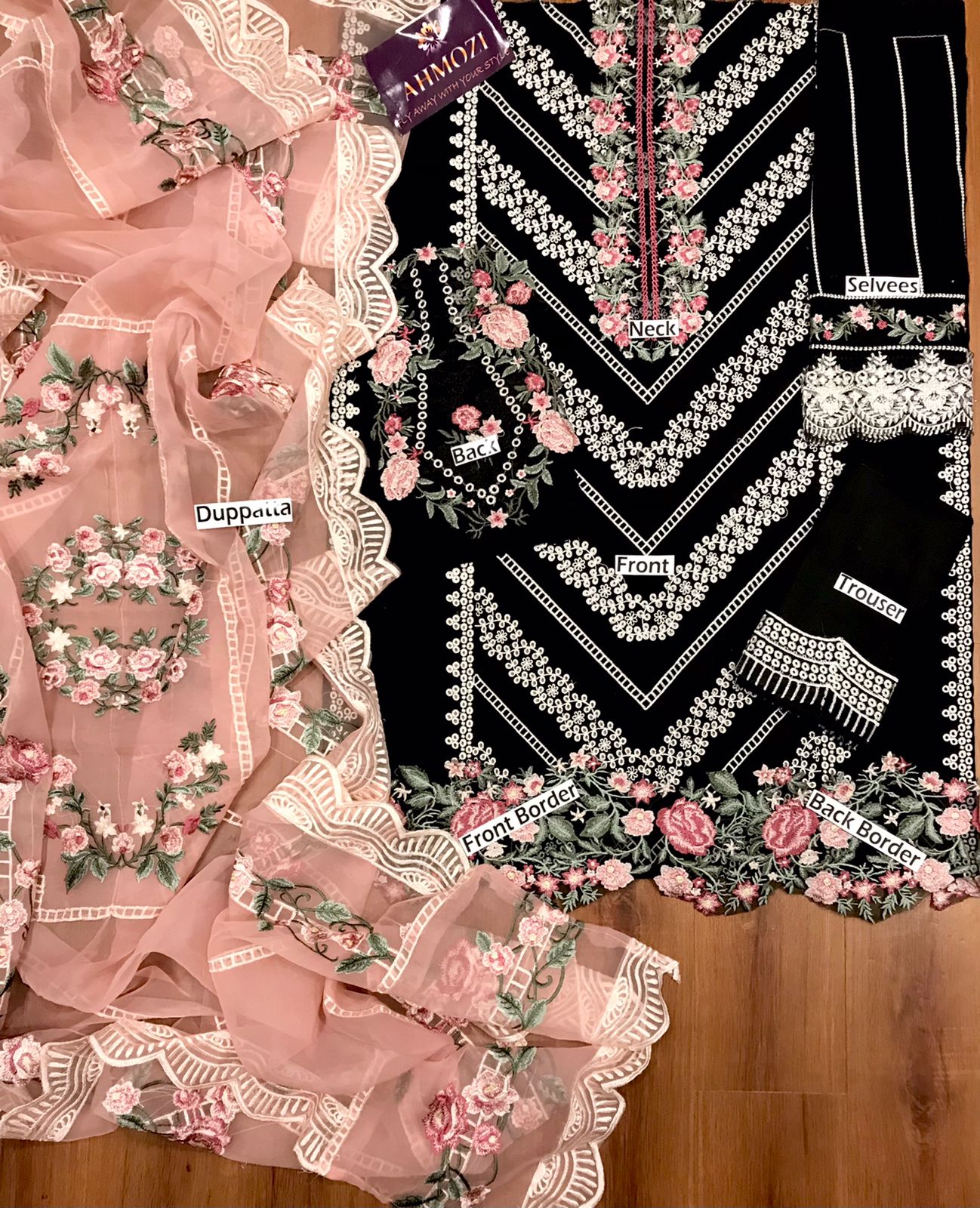 Crimson Lawn Suit-Aarasta