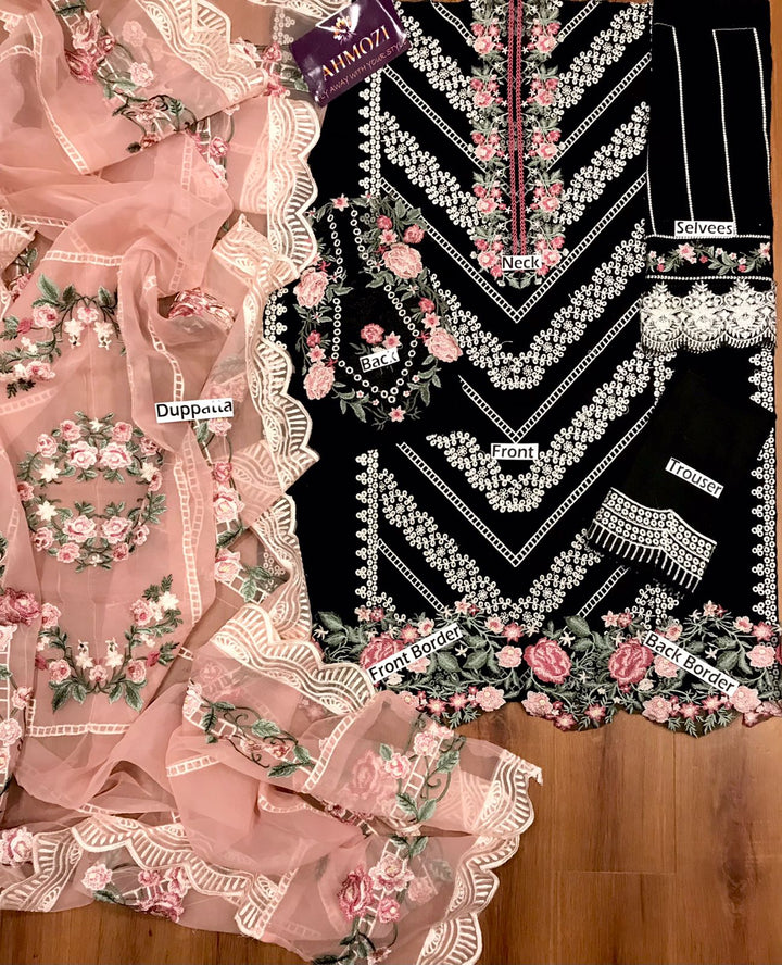 Crimson Lawn Suit-Aarasta