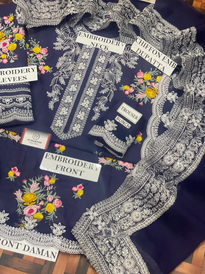 Crimson Lawn Suit-Aarasta