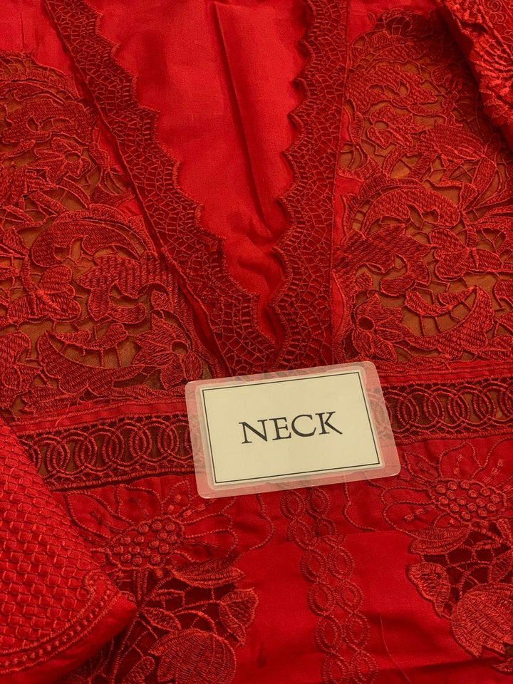 Crimson Lawn Suit-Aarasta