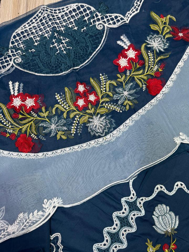 Crimson Lawn Suit-Aarasta