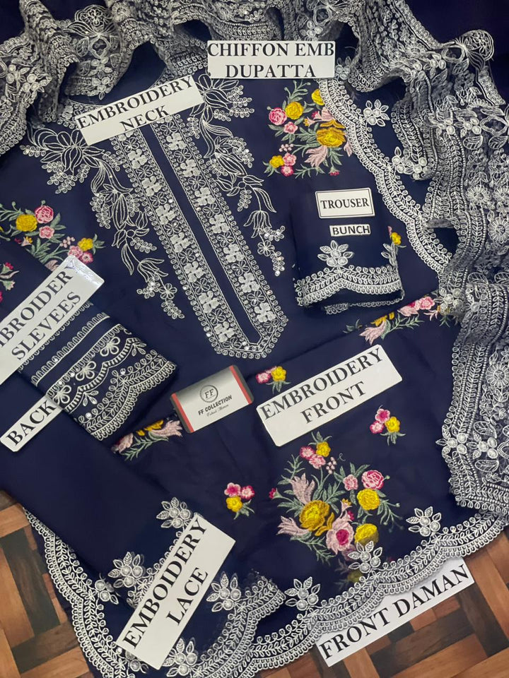 Crimson Lawn Suit-Aarasta