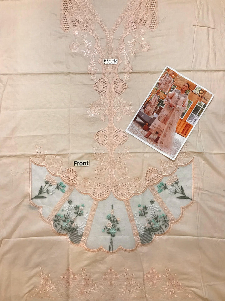 Crimson Lawn Suit-Aarasta