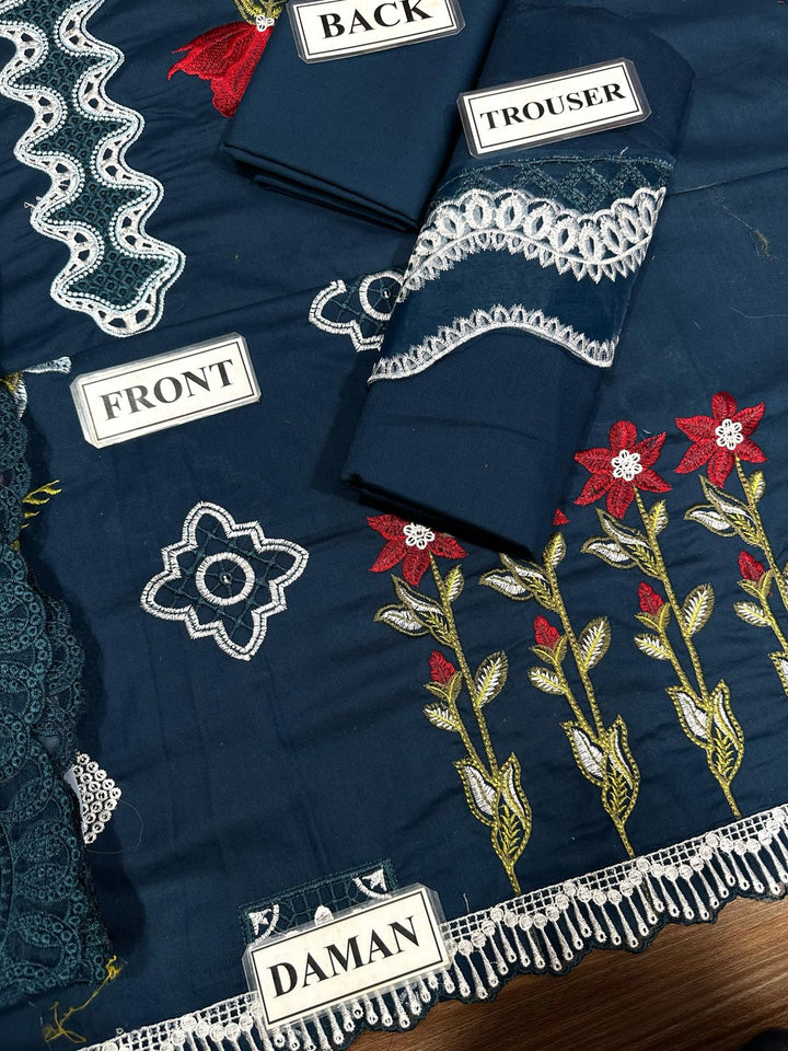 Crimson Lawn Suit-Aarasta