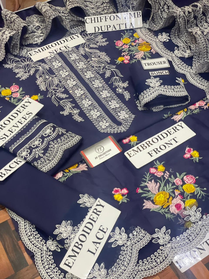 Crimson Lawn Suit-Aarasta