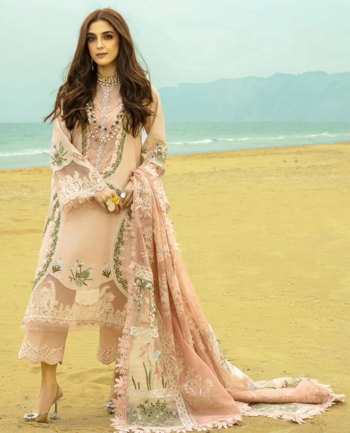 Crimson Lawn Suit-Aarasta