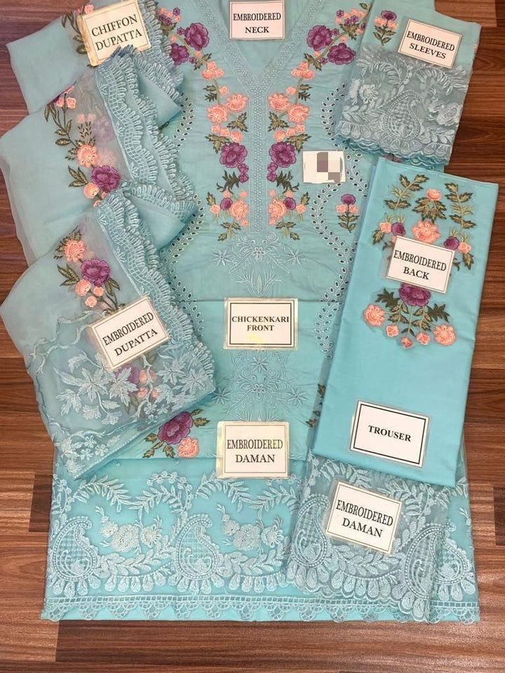 Crimson Lawn Suit-Aarasta