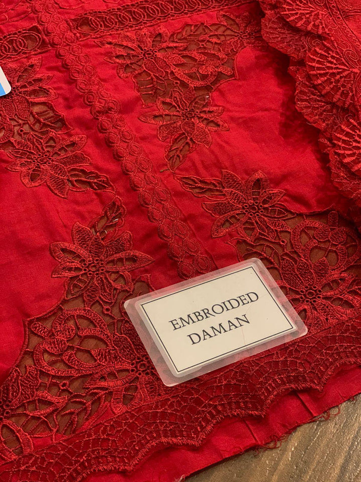 Crimson Lawn Suit-Aarasta