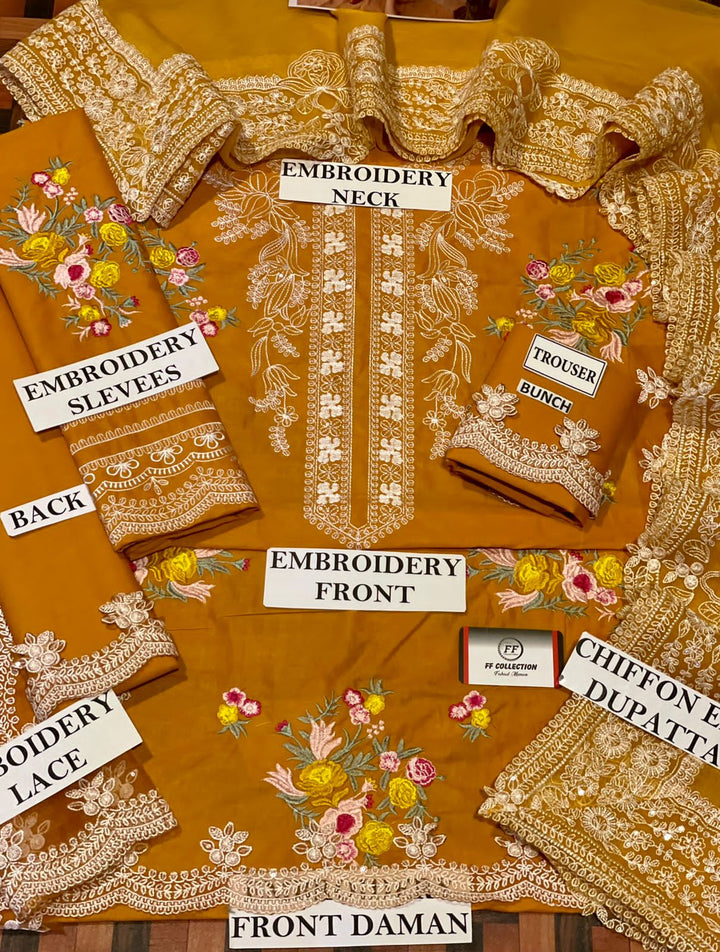 Crimson Lawn Suit-Aarasta